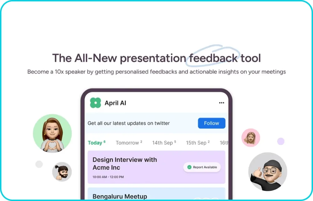 April AI — presentation feedback tool